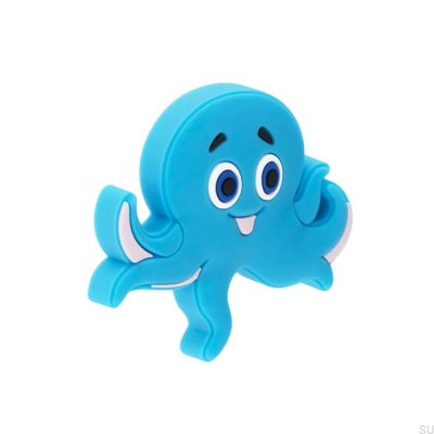 Pomo para mueble H234 Octopus Goma Azul