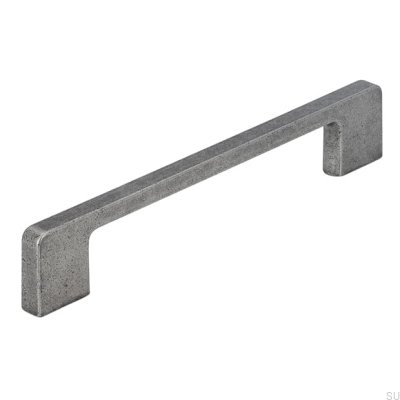 Tirador para mueble alargado 2027 160 Plata envejecida