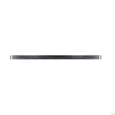 Tirador para mueble alargado 2027 160 Plata envejecida Cepillado