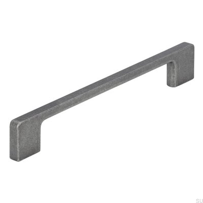 Tirador para mueble alargado 2027 192 Plata envejecida