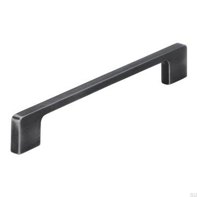 Tirador para mueble alargado 2027 Plata Antigua Cepillado