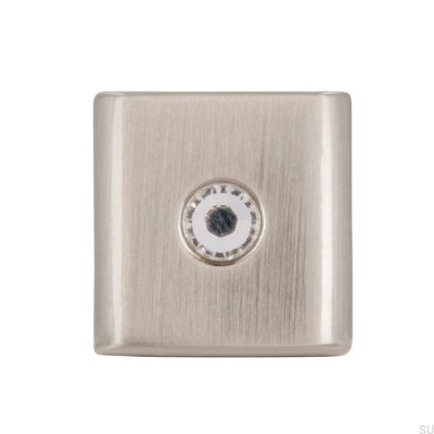Pomo para mueble 2036 Plata Cepillado