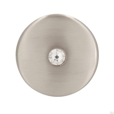Pomo para mueble 2037 Plata Cepillado