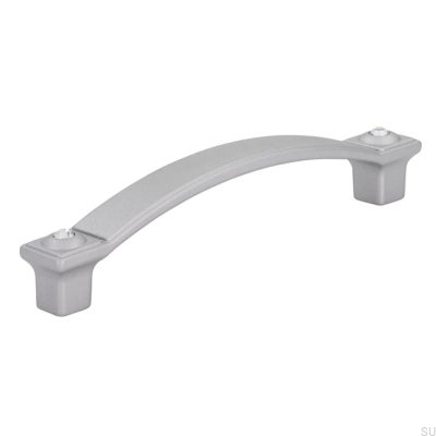 Tirador para mueble alargado 2038 96 Aluminio Cepillado