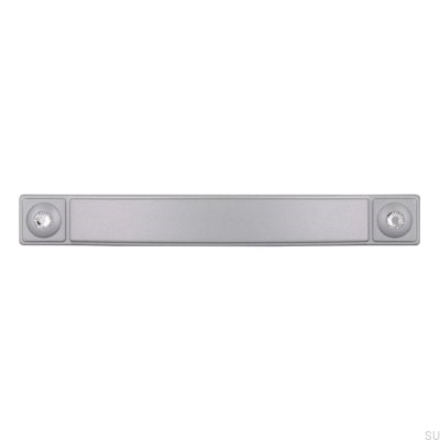 Tirador para mueble alargado 2038 96 Aluminio Cepillado