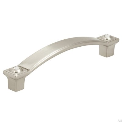 Tirador para mueble alargado 2038 96 Plata Cepillado
