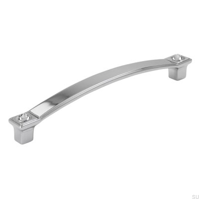 Tirador para mueble alargado 2038 128 Cromo brillo