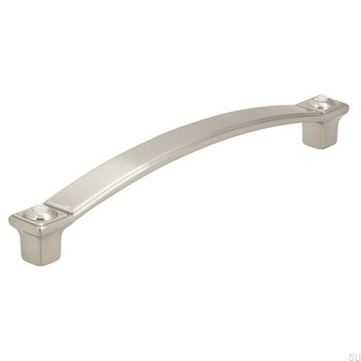 Tirador para mueble alargado 2038 128 Plata cepillado