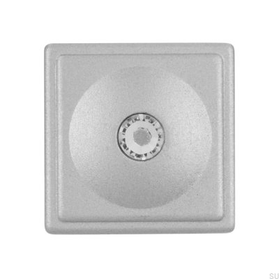 Pomo para mueble 2040 Aluminio Cepillado