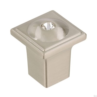 Pomo para mueble 2040 Plata Cepillado