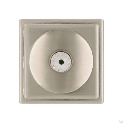 Pomo para mueble 2040 Plata Cepillado