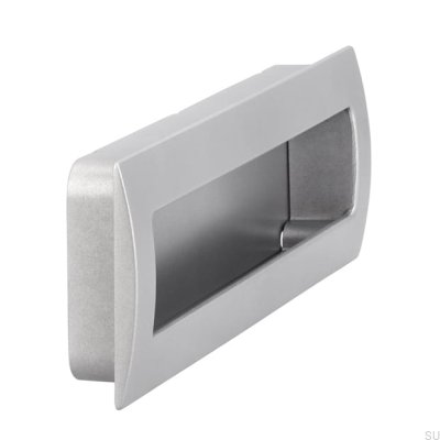 Tirador para mueble empotrado 2042 160 Aluminio Cepillado