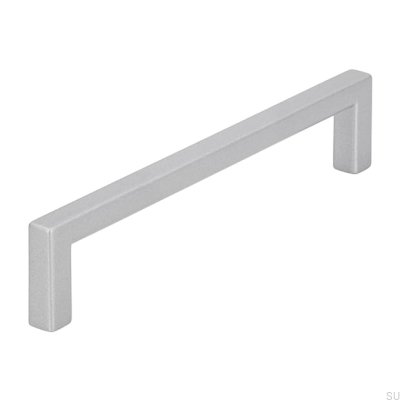 Tirador para mueble alargado 2108 128 Aluminio Cepillado