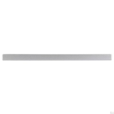 Tirador para mueble alargado 2108 128 Aluminio Cepillado