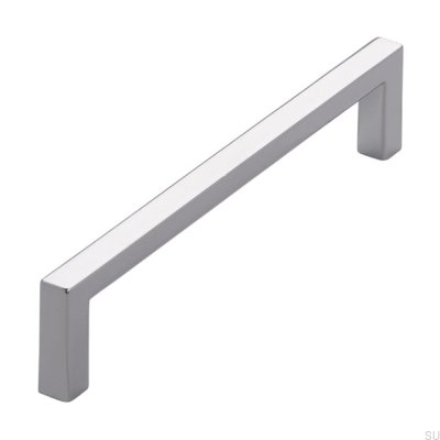 Tirador para mueble alargado 2108 128 Cromo brillo