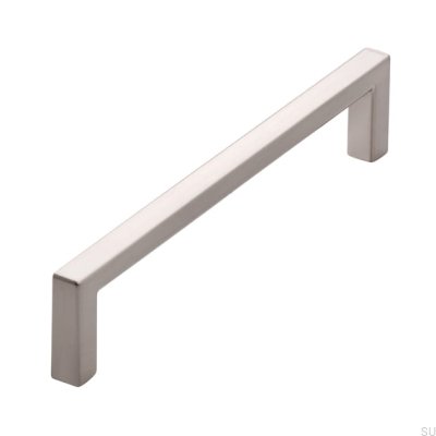 Tirador para mueble alargado 2108 128 Plata cepillado