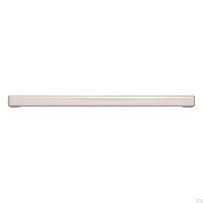 Tirador para mueble alargado 2108 128 Plata cepillado