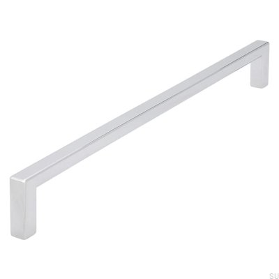 Tirador para mueble alargado 2108 224 Cromo brillo