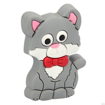 Pomo para mueble H158 Cat Gris Goma