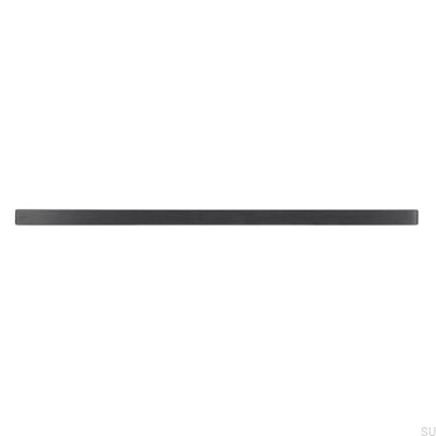 Tirador para mueble alargado 2110 128/224 Aluminio Negro Mate