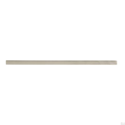 Tirador para mueble alargado 2110 128/224 Aluminio Plata Cepillado