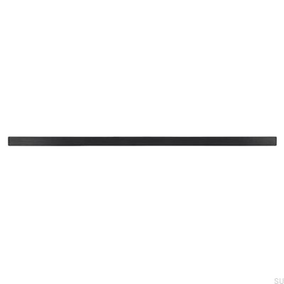 Tirador para mueble alargado 2110 160/256 Aluminio Negro Mate