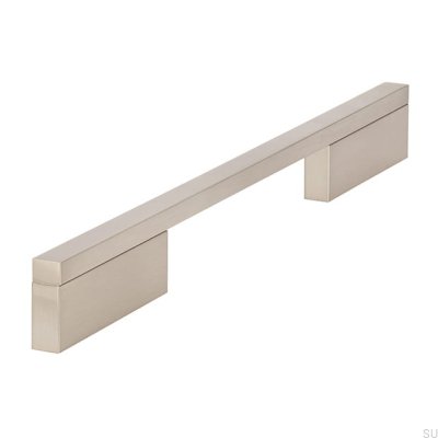 Tirador para mueble alargado 2110 160/256 Aluminio Plata Cepillado