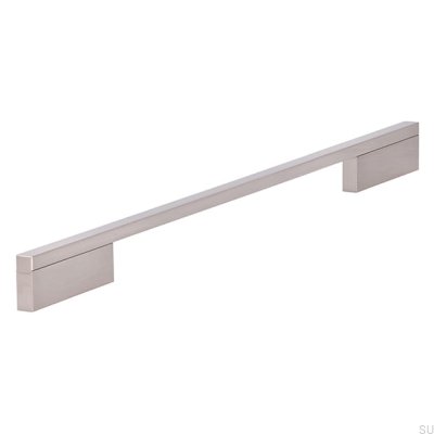 Tirador para mueble alargado 2110 288/384 Aluminio Plata Cepillado