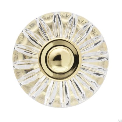 Pomo para mueble A119 Plástico Oro