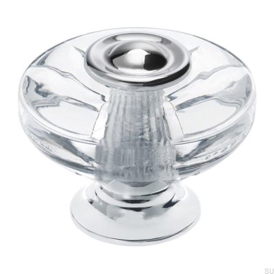 Pomo para mueble A119 Plástico Plata