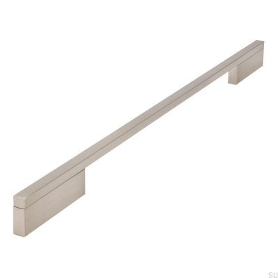 Tirador para mueble alargado 2110 320/416 Aluminio Plata Cepillado
