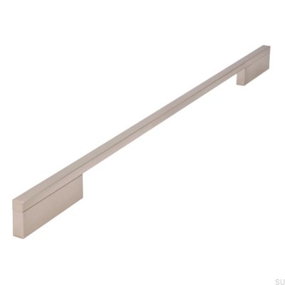 Tirador para mueble alargado 2110 352/448 Aluminio Plata Cepillado