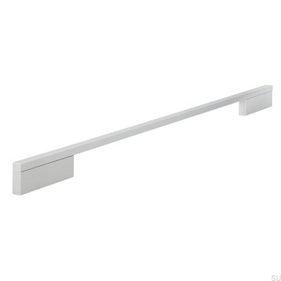 Tirador para mueble alargado 2110 384/480 Aluminio cepillado