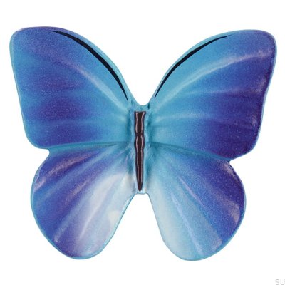 Pomo para mueble H044 Mariposa Plastico Azul