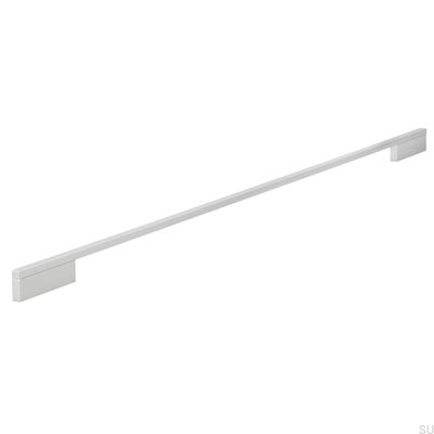 Tirador para mueble alargado 2110 640/736 Aluminio Cepillado