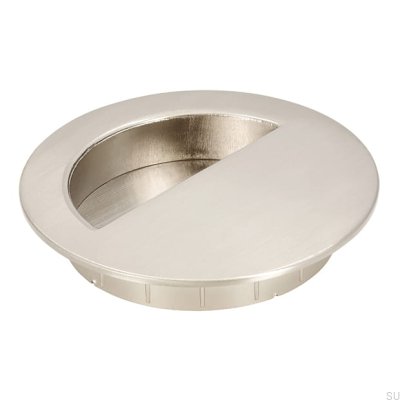 Tirador para mueble empotrado 2151 Plata Cepillado