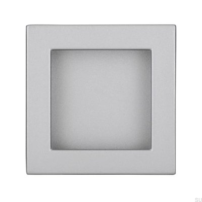 Tirador para mueble empotrado 2152 46 Aluminio Cepillado