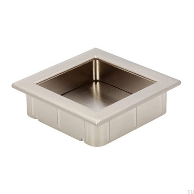 Tirador para mueble empotrado 2152 56 Plata cepillado