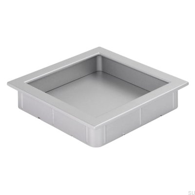 Tirador para mueble empotrado 2152 76 Aluminio cepillado