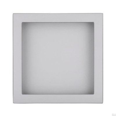 Tirador para mueble empotrado 2152 76 Aluminio cepillado