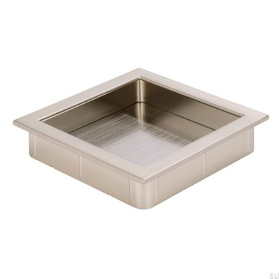 Tirador para mueble empotrado 2152 76 Plata cepillado