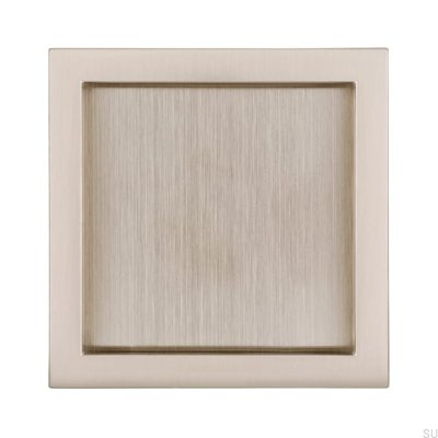 Tirador para mueble empotrado 2152 76 Plata cepillado