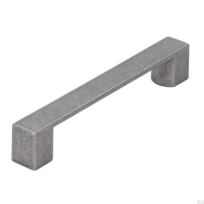 Tirador para mueble alargado 2157 Plata Antigua