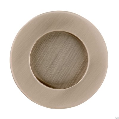 Tirador para mueble empotrado 2159 50 Plata cepillado