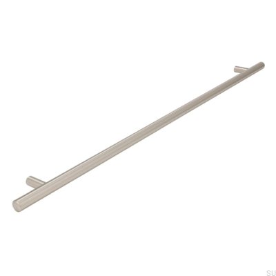 Tirador para mueble alargado 885 432 Plata Cepillado