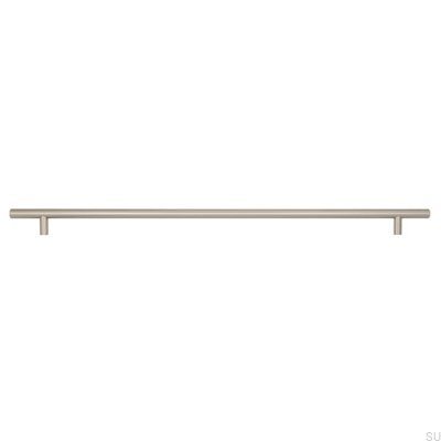 Tirador para mueble alargado 885 432 Plata Cepillado