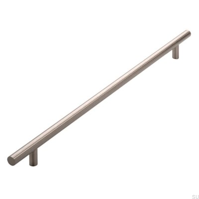 Tirador para mueble alargado 885 336 Plata Cepillado