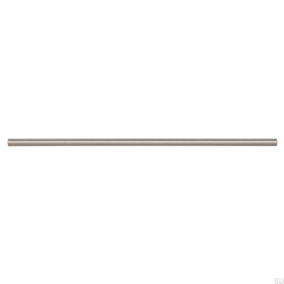 Tirador para mueble alargado 885 336 Plata Cepillado