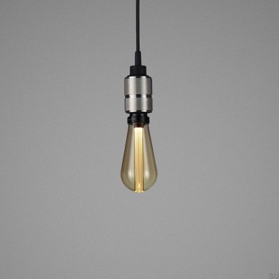 Lámpara colgante sin pantalla 1.0 Hooked S 2 m Acero Plata