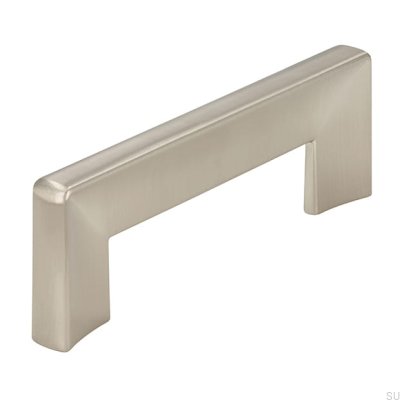 Tirador para mueble alargado 2183 96 Plata cepillado